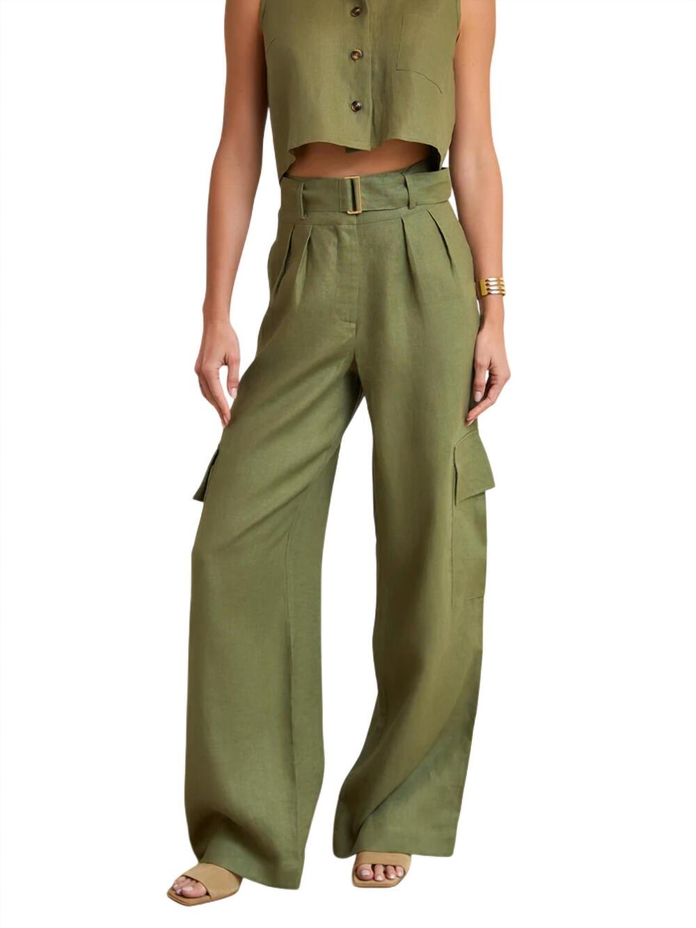 NEW HEVRON maggie pant in olive